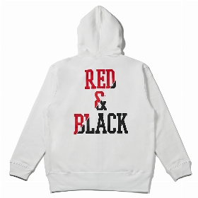 RED AND BLACK Zip Hoodie, ネイビー, S