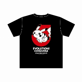 北海道コンサドーレ札幌 ピカチュウ Ｔシャツ BLACK