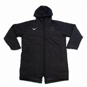 MIZUNOブレスサーモ中綿ミドル丈コート（エンブレム）【受注期間:2026.10.16~2026.10.23】
